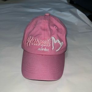 Never worn pink Hawaii baseball cap!